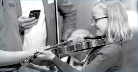 Girl Playing Violin