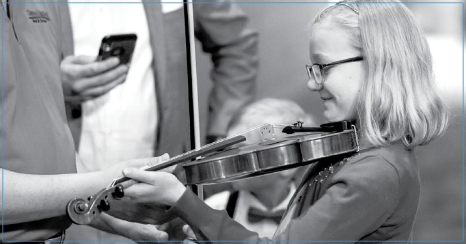 Girl Playing Violin